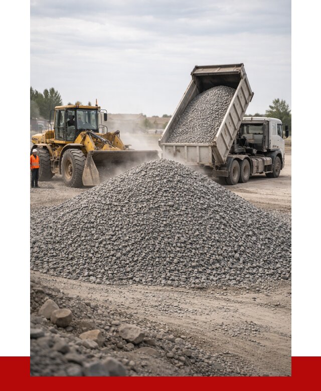 Купить щебень с доставкой в Электростали от 2533 руб. | ПРОНЕРУДЭлк