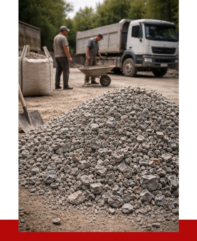 Гранитный щебень фракция 20-40 в Электростали от 3242 руб. ПРОНЕРУДЭлк