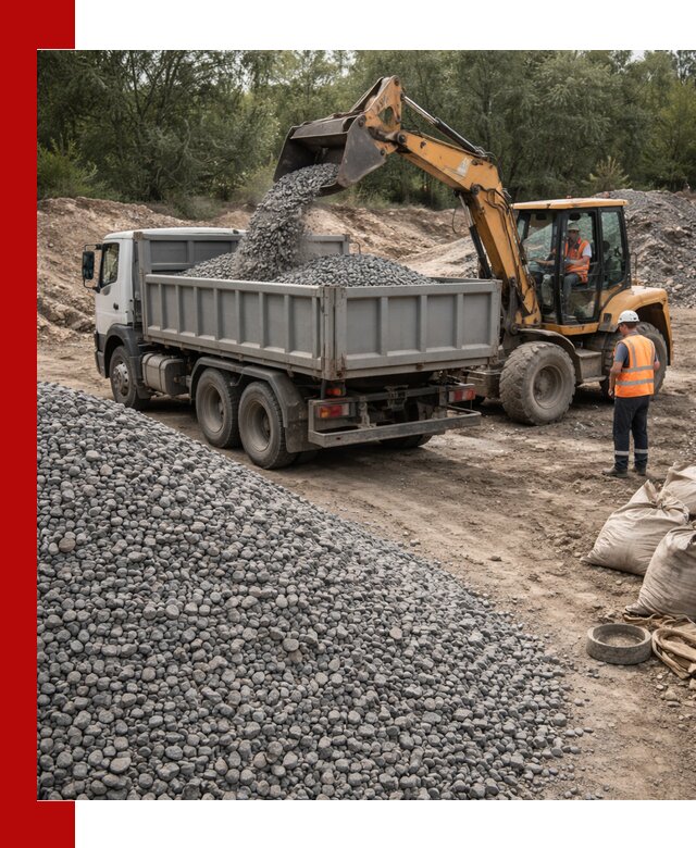 Доставка гравийного щебня в Электростали оптом и в розницу