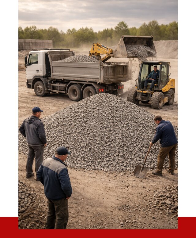 Гравийный щебень фракция 5-20 в Электростали от 2431 р. ПРОНЕРУДЭлк