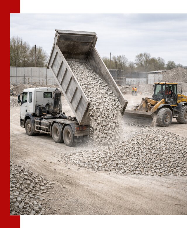 Доставка и продажа известнякового щебня в Электростали