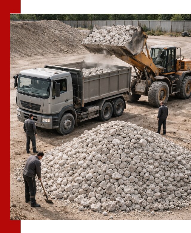 Известняковый щебень фракция 70–150 с доставкой в Электростали