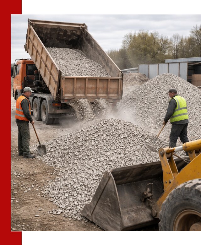 Доломитовый щебень фракции 5-20 с доставкой в Электростали