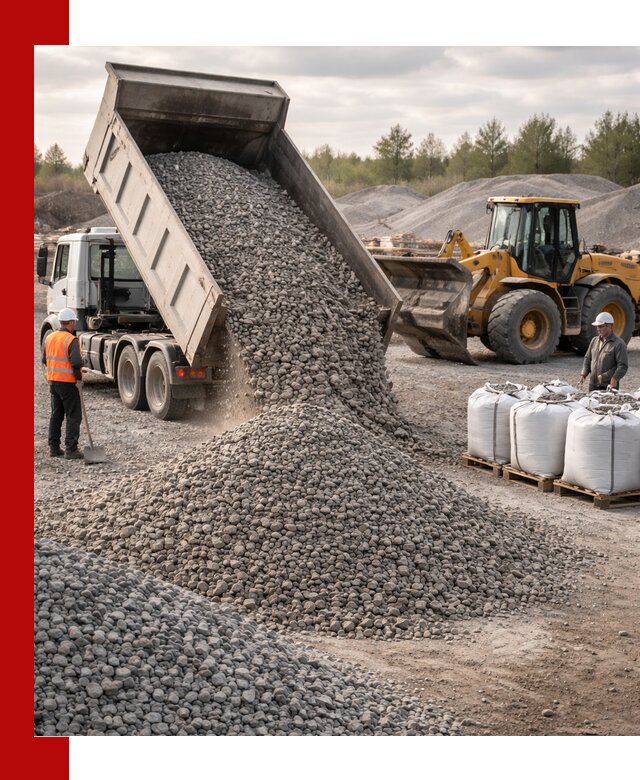 Бетонный щебень фракция 5–20 с доставкой в Электростали