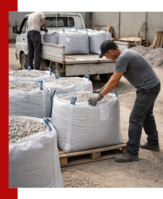 Доставка щебня в мешках по выгодным ценам в Электростали