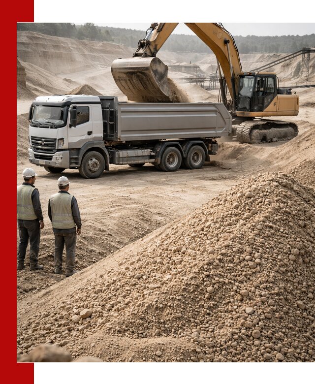 Карьерный крупнозернистый песок с доставкой в Электростали