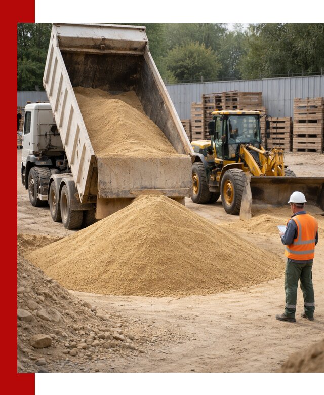 Доставка карьерного мелкозернистого песка в Электростали