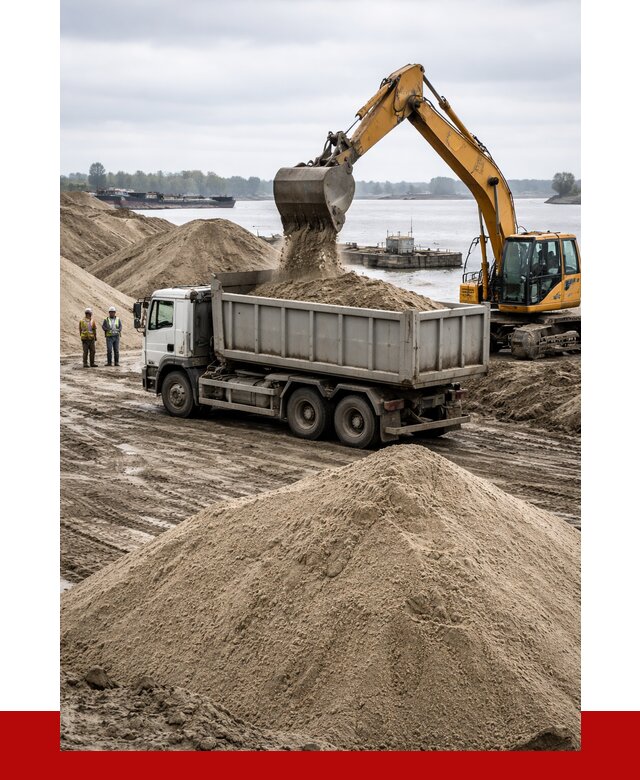 Купить речной песок навалом в Электростали от 1823 р., ПРОНЕРУДЭлк