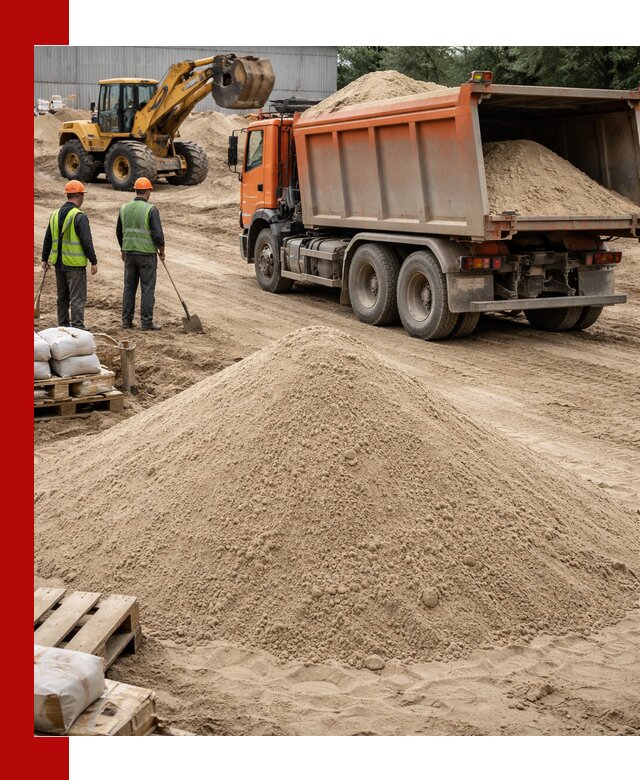 Доставка и продажа мытого речного песка в Электростали