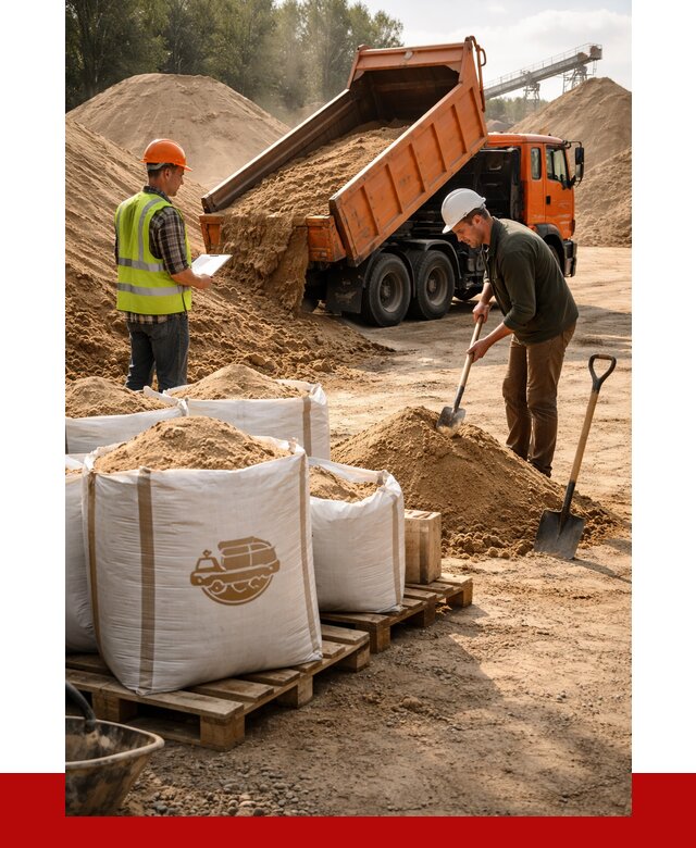 Строительный песок в Электростали от 2229 р. с доставкой, ПРОНЕРУДЭлк