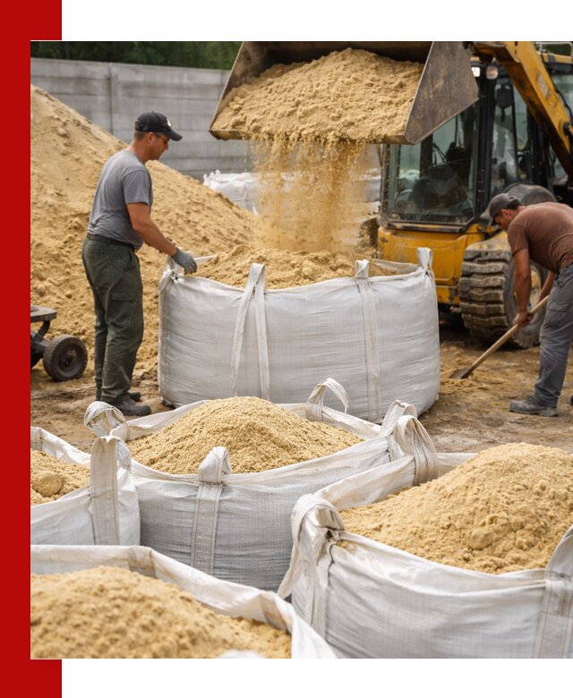 Поставка качественного песка для кладки в Электростали