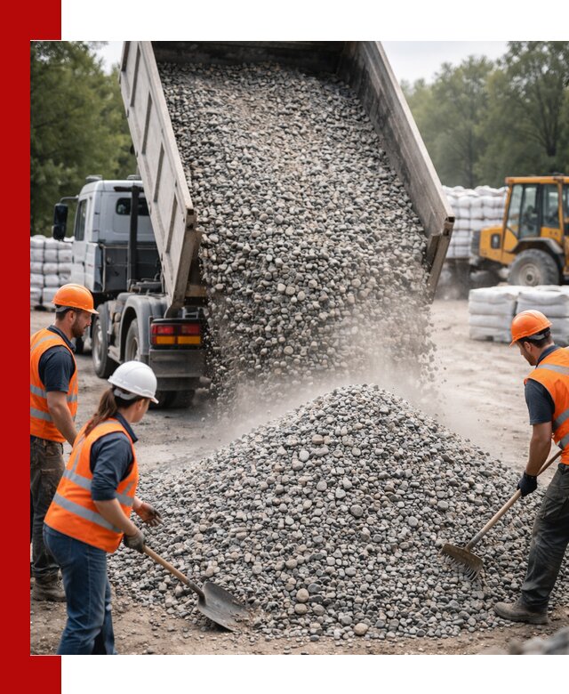 Доставка гравия и камня в Электростали оптом и в розницу