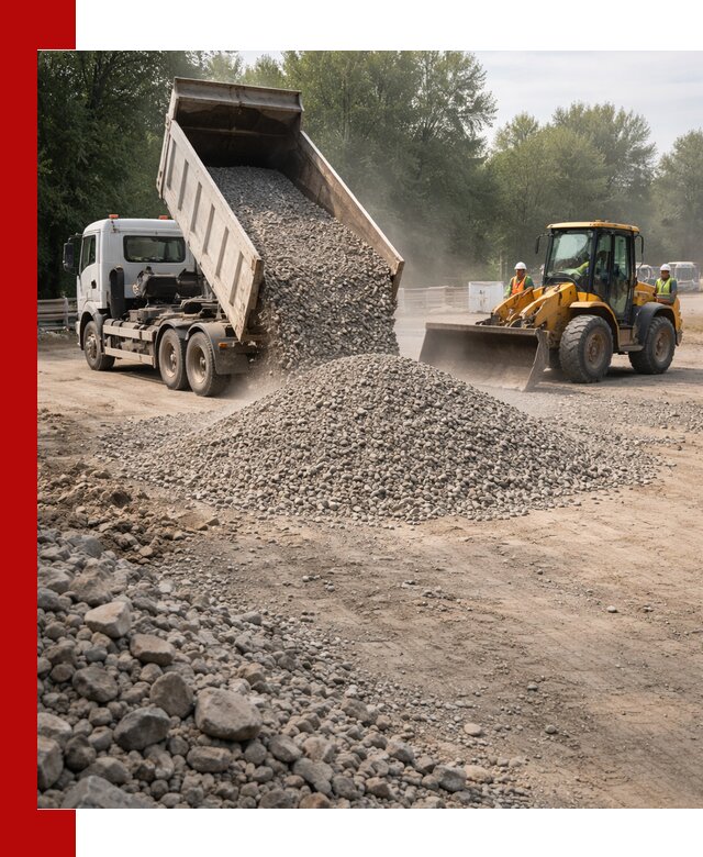Гравий фракция 5–20 доставка в Электростали оптом и в розницу
