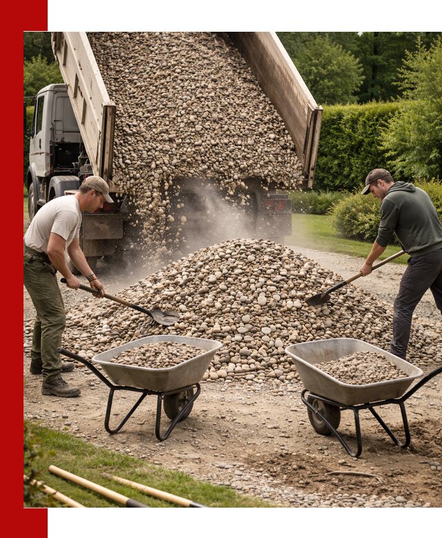 Доставка и продажа декоративной гальки в Электростали