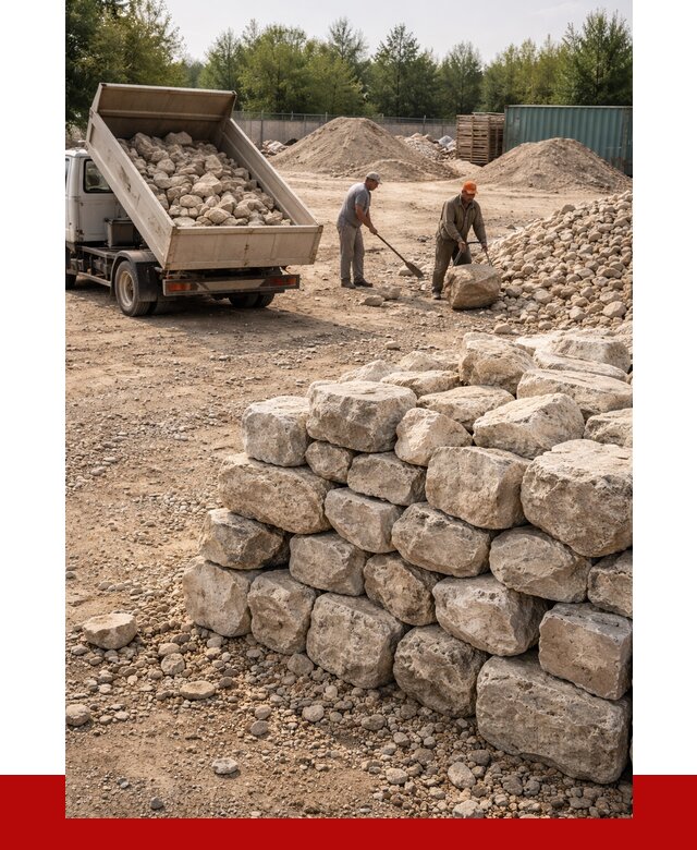 Бутовый камень известняковый в Электростали от 4255 р. | ПРОНЕРУДЭлк