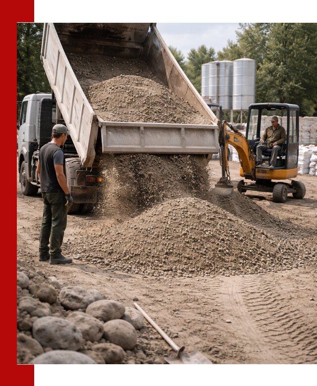 Доставка ПГС С3 в Электростали самосвалами и миксерами