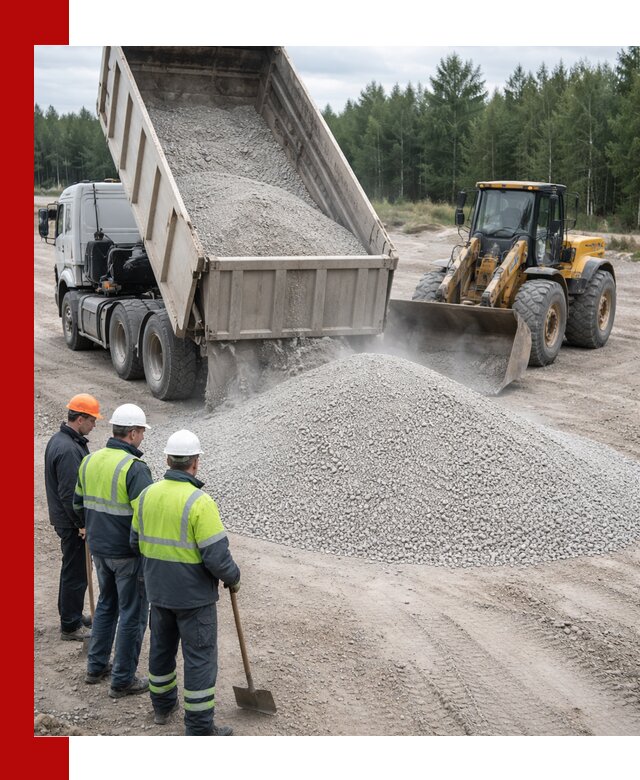 Известняковый отсев 0-5 доставка в Электростали быстро и выгодно