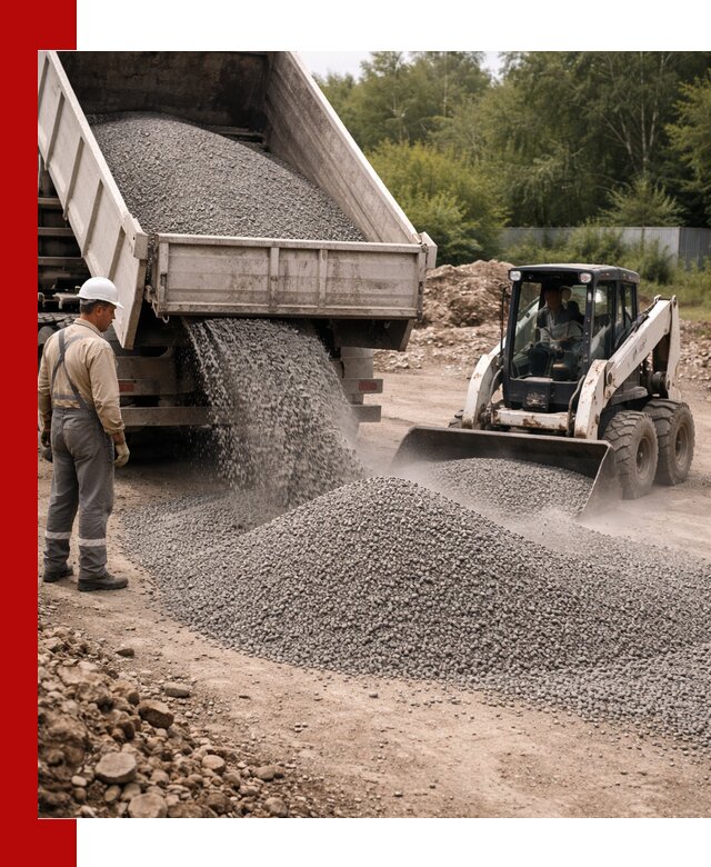 Доставка гравийного отсева 0-5 в Электростали оптом и в розницу