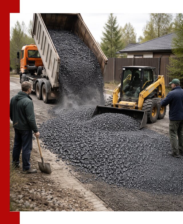 Крошка габбро с доставкой в Электростали для строительных работ