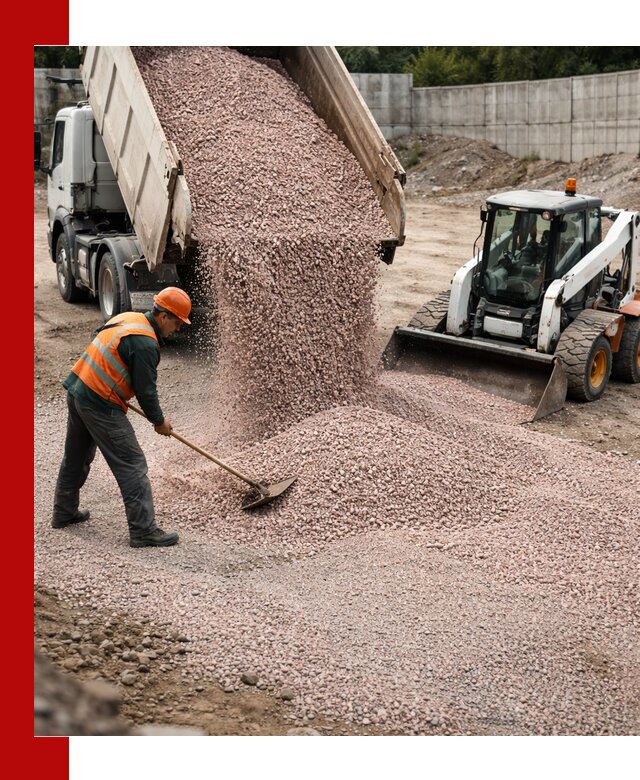 Крошка розовый гранит с доставкой в Электростали от производителя