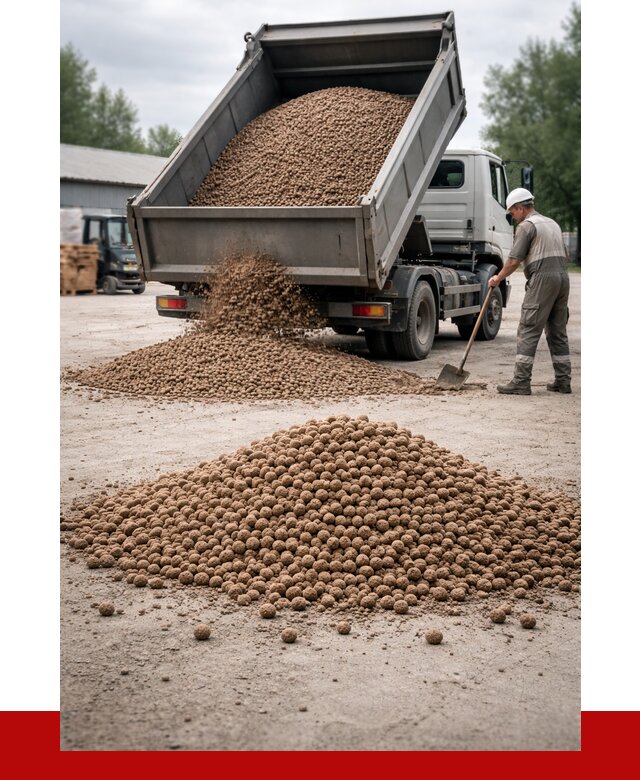 Керамзит с доставкой в Электростали от 4255 р. за м3 | ПРОНЕРУДЭлк