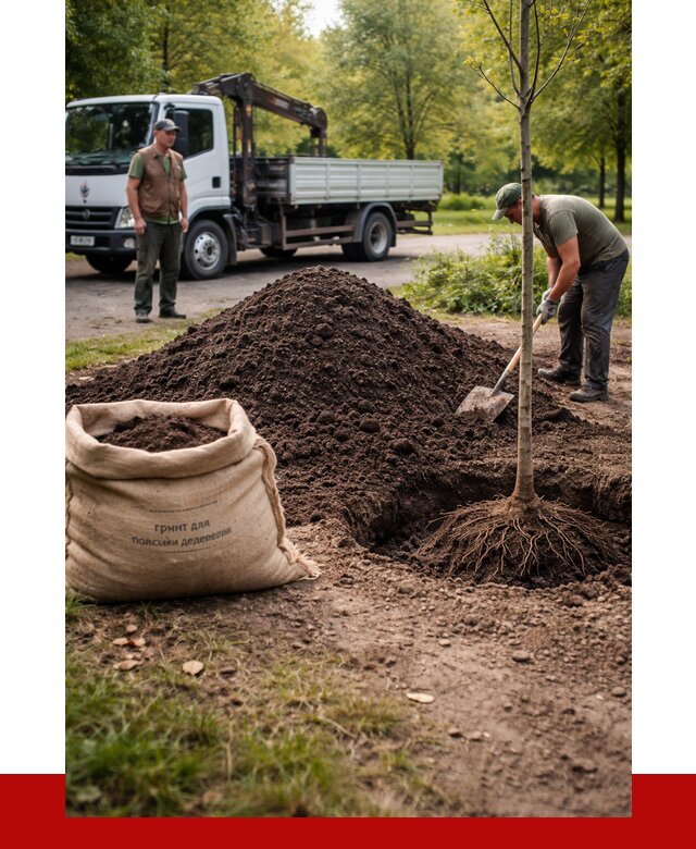 Грунт для посадки деревьев в Электростали от 1216 р. | ПРОНЕРУДЭлк