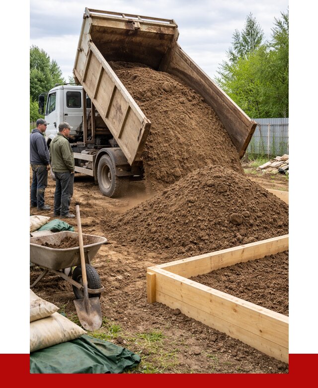 Торфо песчаная смесь в Электростали с доставкой от 1874 р. | ПРОНЕРУДЭлк