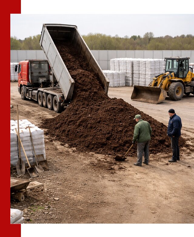 Доставка торфяных смесей оптом и в розницу в Электростали