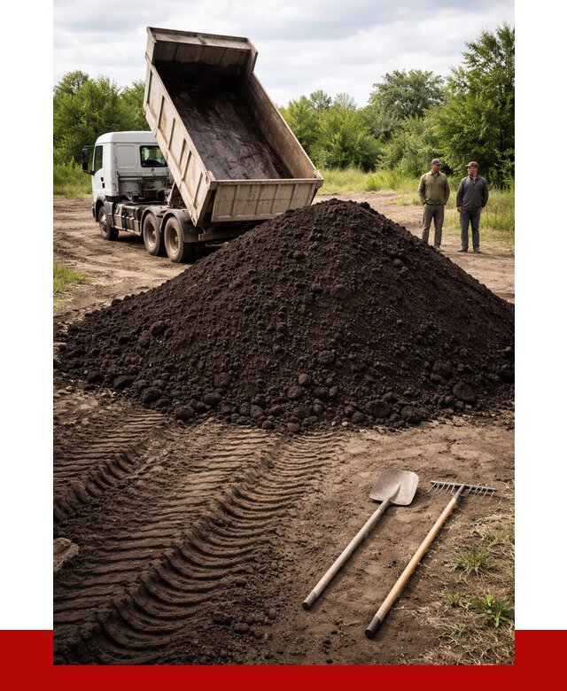 Купить чернозем навалом в Электростали от 1216 р. за куб | ПРОНЕРУДЭлк