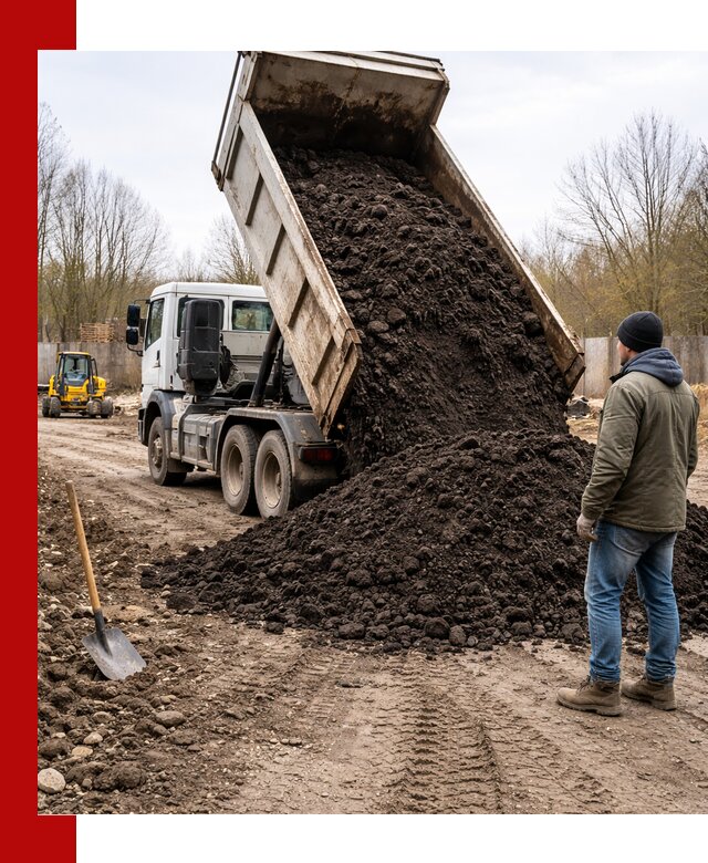 Доставка чернозема навалом в Электростали быстро и выгодно