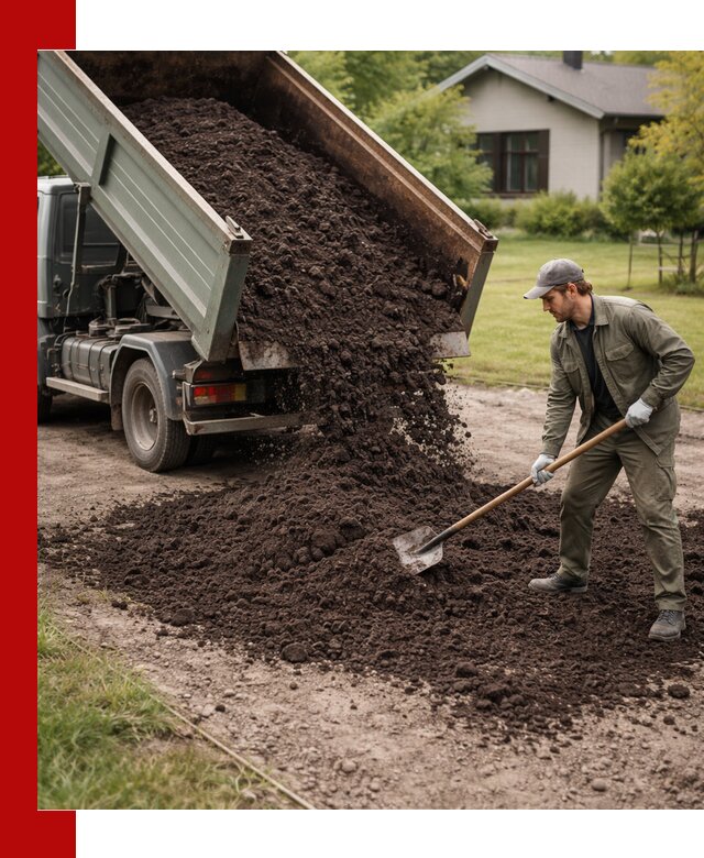 Чернозем для газона с доставкой в Электростали быстро и качественно