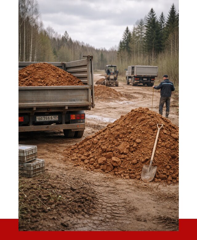 Глина и суглинки в Электростали от 4559 р. за куб | ПРОНЕРУДЭлк