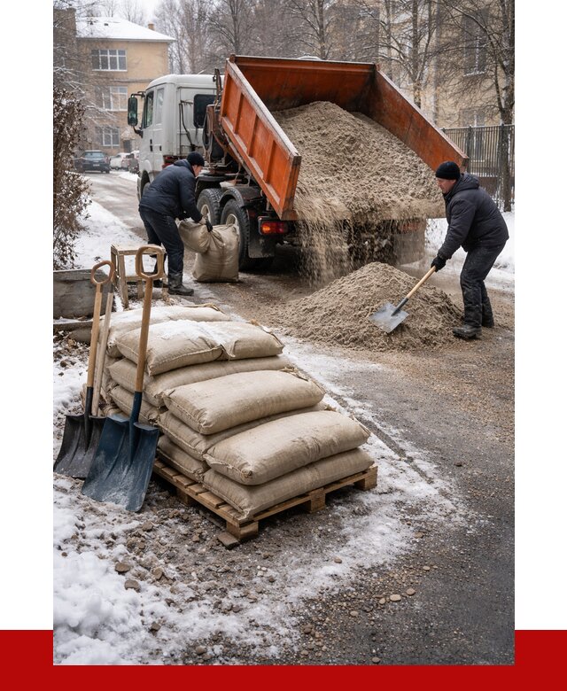 Противогололедные материалы оптом в Электростали от 4255 р. | ПРОНЕРУДЭлк