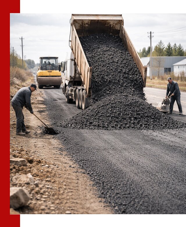 Асфальтовая крошка для дорог в Электростали — поставка и доставка