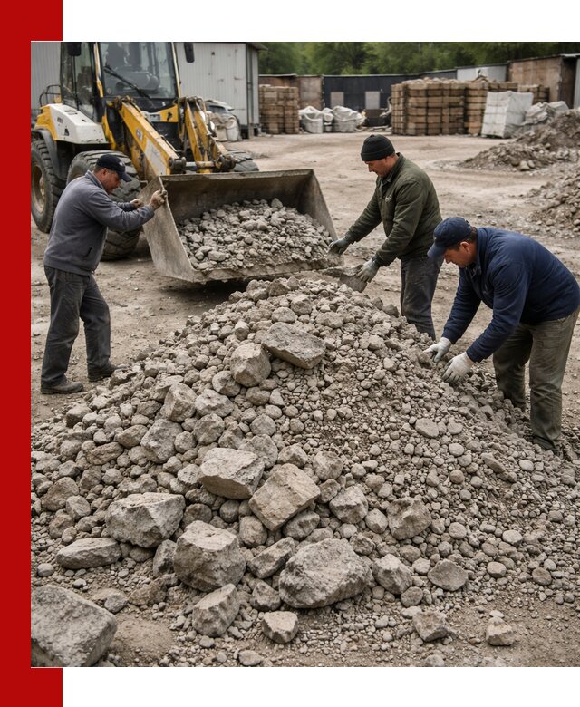 Демонтаж и вывоз бой бетона в Электростали