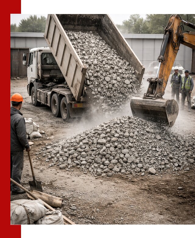 Доставка дробленого бетона в Электростали оптом и в розницу