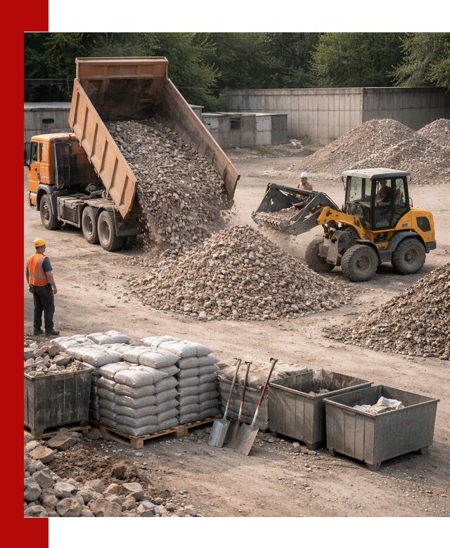 Вторичные материалы для отсыпки в Электростали — поставка и доставка