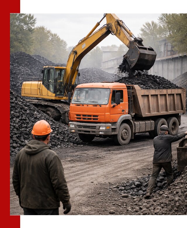 Доставка угля автотранспортом в Электростали быстро и выгодно