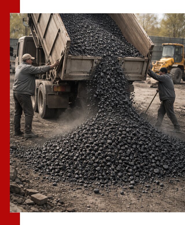 Доставка угля семечка самосвалами в Электростали