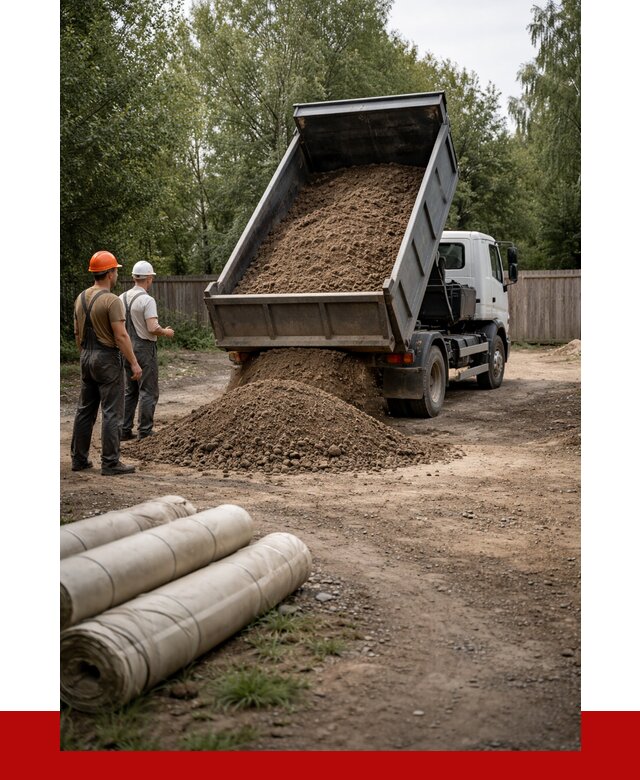 Доставка сыпучих материалов самосвалом в [cvi] от 4255 р. | ПРОНЕРУДЭлк