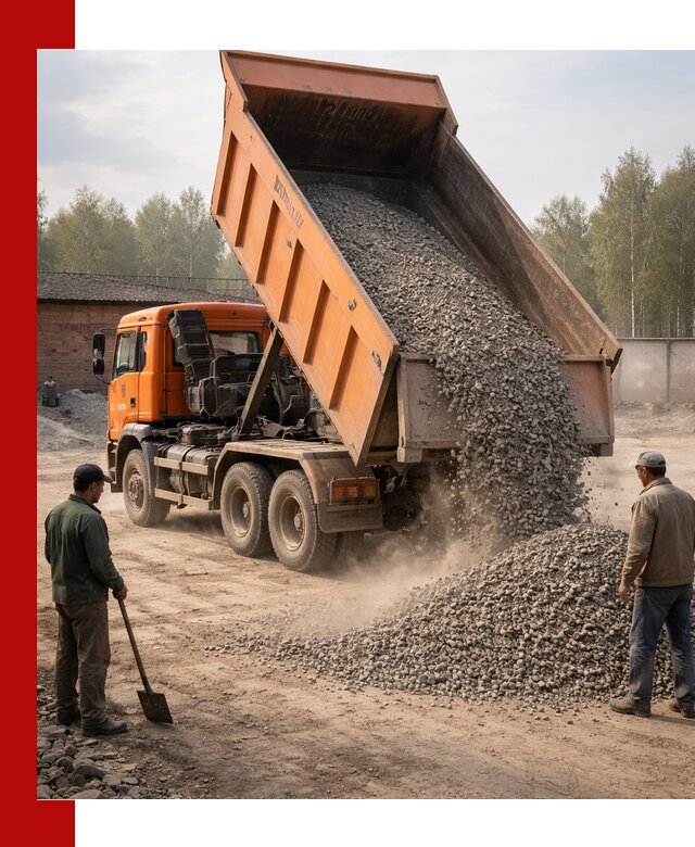 Доставка самосвалом 20 м3 в Электростали быстро и надежно