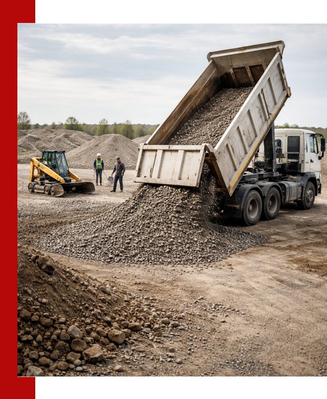 Доставка самосвалом 25 м³ в Электростали быстро и надежно