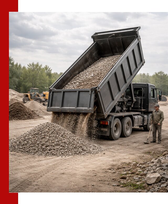 Доставка самосвалом 30 м3 по выгодным ценам в Электростали