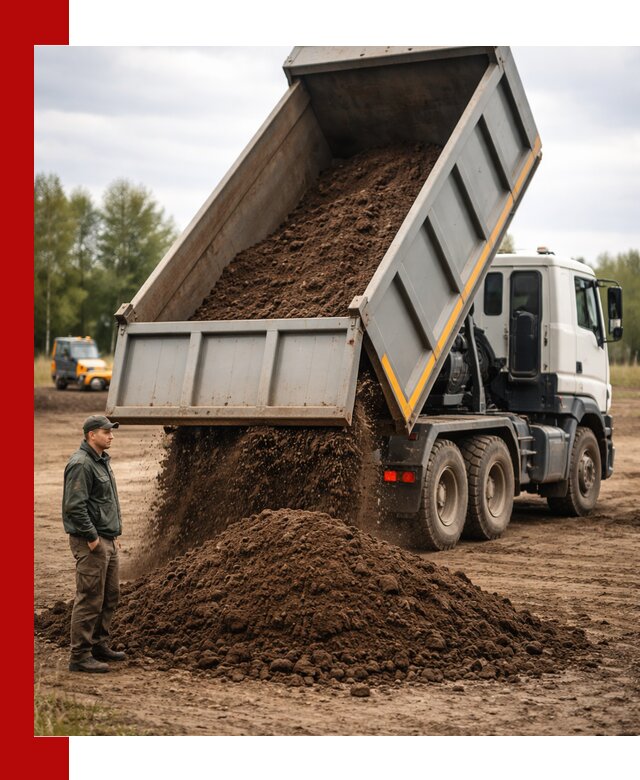 Аренда самосвала с водителем в Электростали для сыпучих грузов и навоза