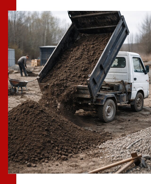 Аренда минисамосвала в Электростали для доставки сыпучих материалов