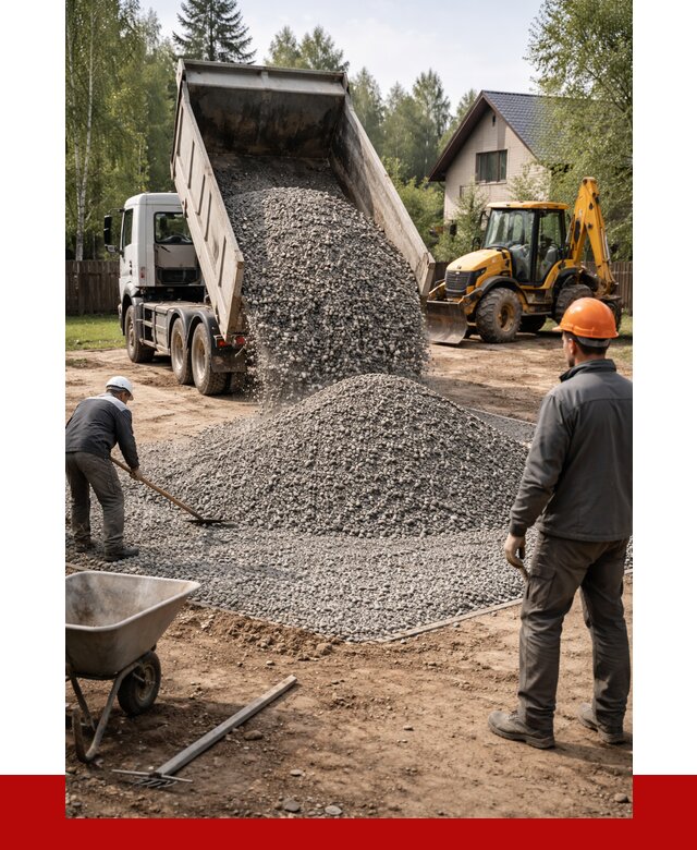 Отсыпка участка щебнем в Электростали от 6585 р. ПРОНЕРУДЭлк