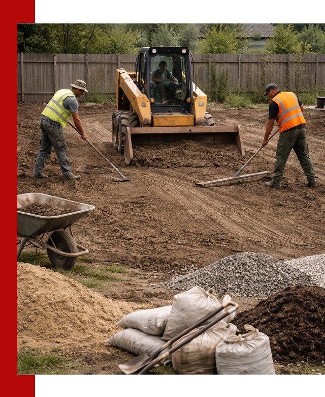 Выравнивание участка под строительство и благоустройство в Электростали